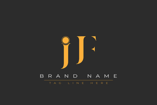 JJF abstract letter logo design. This logo is designed by three abstract letters.