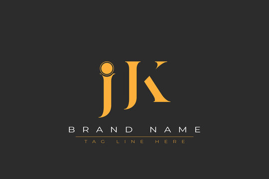 JJK abstract letter logo design. This logo is designed by three abstract letters.