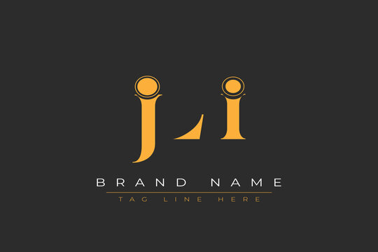 JLI abstract letter logo design. This logo is designed by three abstract letters.