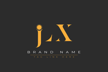 JLX abstract letter logo design. This logo is designed by three abstract letters.