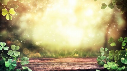 St. Patrick’s Day theme decoration.