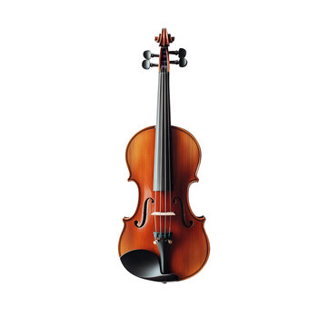 Violin Isolated Background