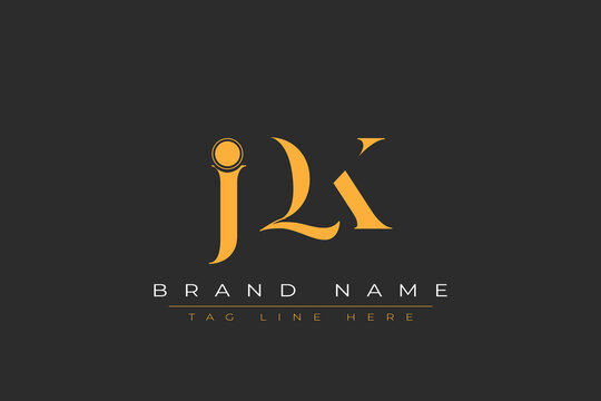 JQK abstract letter logo design. This logo is designed by three abstract letters.