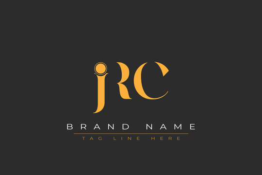 JRC abstract letter logo design. This logo is designed by three abstract letters.