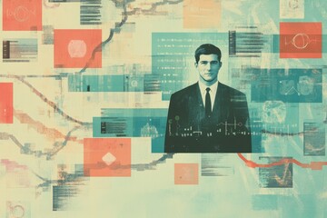 Data processing visualized with media icons and DNA strand in a futuristic context, data processing over media icons and dna strand