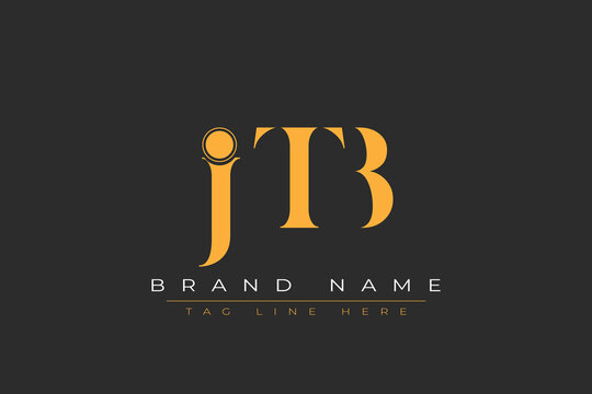 JTB abstract letter logo design. This logo is designed by three abstract letters.