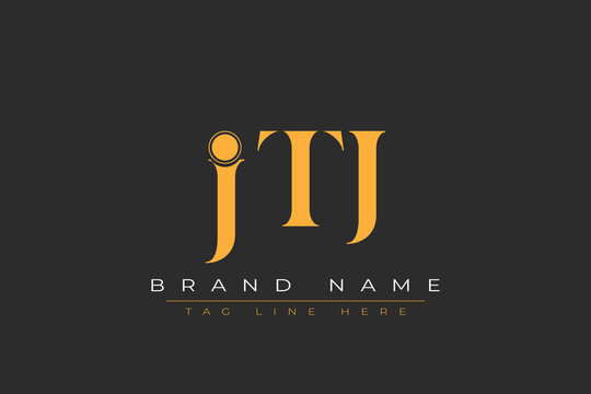 JTJ abstract letter logo design. This logo is designed by three abstract letters.