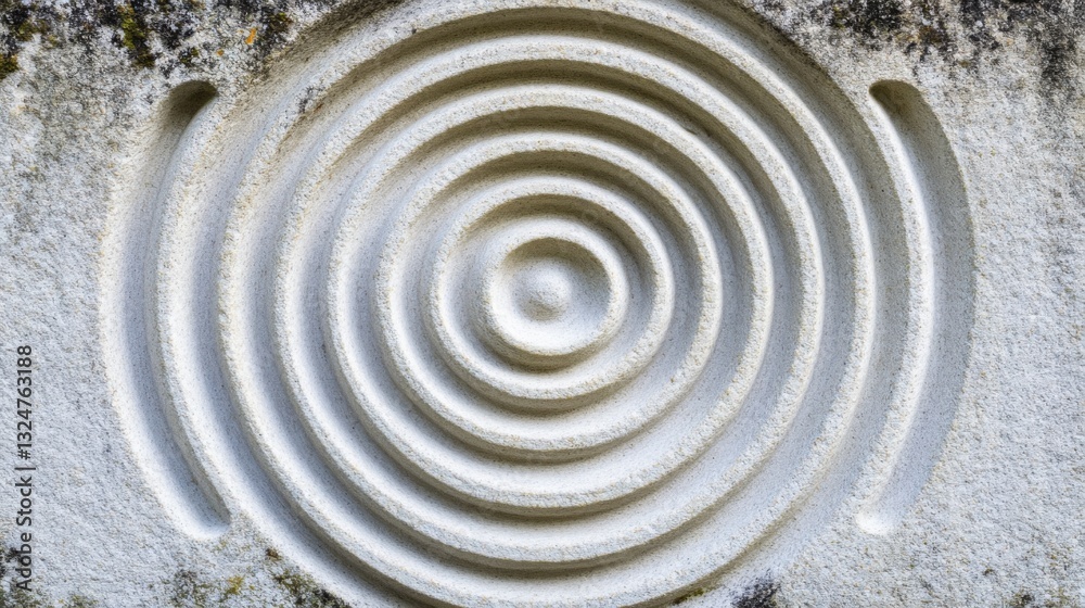 Wall mural decorative stone patterns with soft gradients