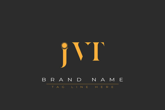 JVT abstract letter logo design. This logo is designed by three abstract letters.