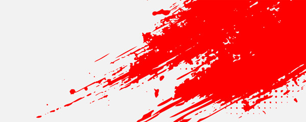  red grunge stripes abstract banner design. Geometric tech vector background