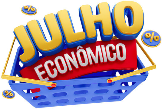 selo 3d junho econ&ocirc;mico
