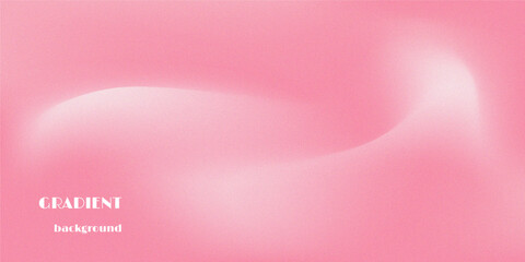 Pink gradient background with grain texture. Vector illustration.