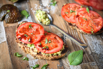 Homemade prepared healthy and keto diet dish