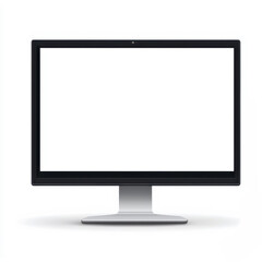 LED computer monitor with sleek design a white background