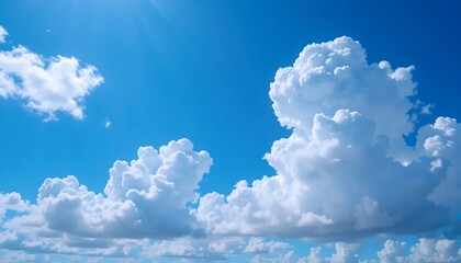 white cloud on blue sky