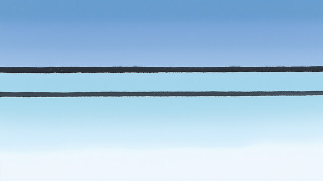 Minimalist Blue Gradient with Black Parallel Lines