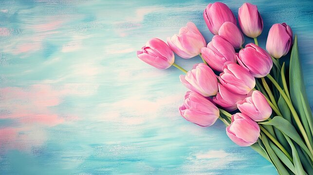 Creative minimalist shot of a personalized Mothers Day greeting card on a textured background with soft light and elegant design elements