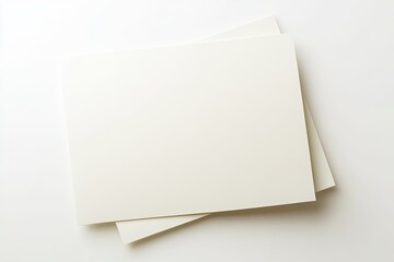 Blank white papers