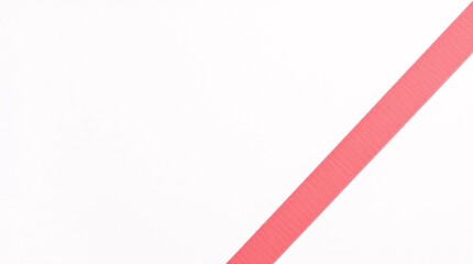 Obraz premium Pink Washi Tape Strip on White Background