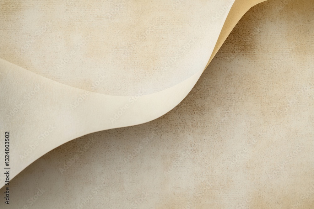 Poster elegant cream and brown textured background with subtle book page design for scholarly purposes and 