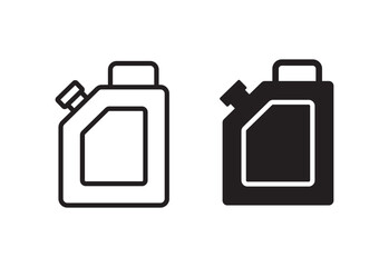 Jerry cans of oil icon