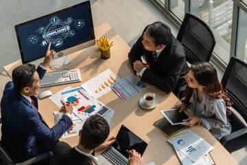 Compliance system for modish online corporate business to meet quality standard