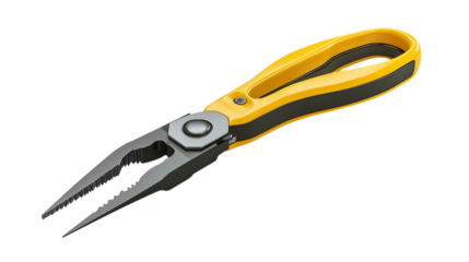 Realistic Cable Cutter Tool on a Transparent  Background for Electrical Maintenance