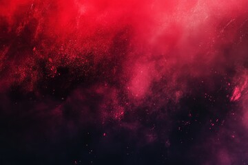 Grainy dark red and black abstract color gradient shape with glowing noise texture for banner design
