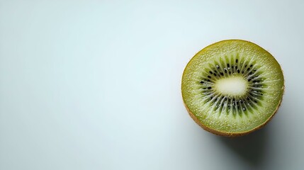 kiwi isolated on white background full depth