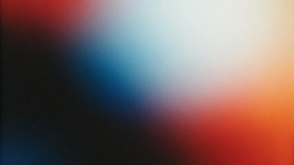 Abstract Gradient Background with Soft Hues of Blue, White, and Orange
