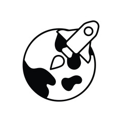 Space Mission vector icon