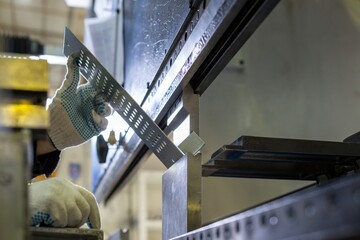 sheet metal bending press, production and processing of metal