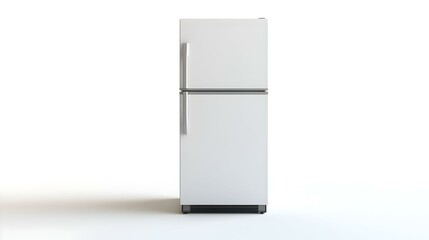 household refrigerator on a white background