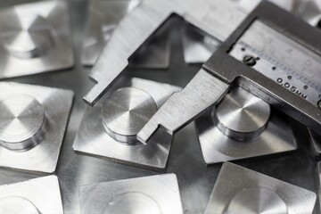 milled aluminum parts and  calipers