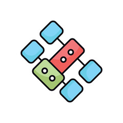 Space Telescope vector icon