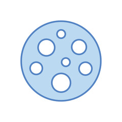 Moon vector icon