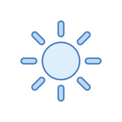 Sun vector icon