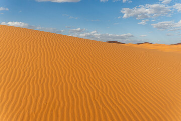 the Sahara Desert in Morocco 