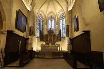 L'&eacute;glise Saint Pierre, &eacute;glise romane, village de Baume Les Messieurs, d&eacute;partement du Jura, France