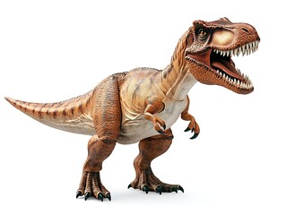 Roaring T-Rex for white background.