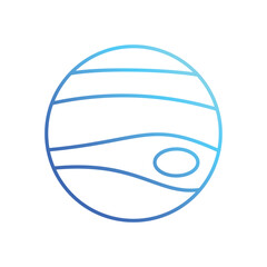 Jupiter vector icon