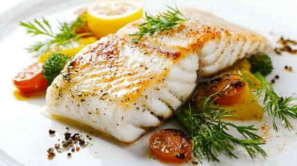 Prepared white fish fillet