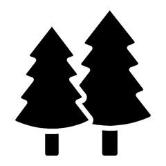 Fototapeta premium forest icon