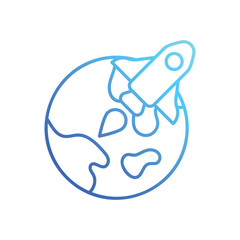 Space Mission vector icon