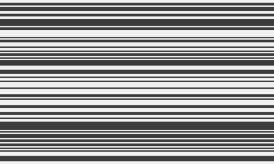 Obraz premium Abstract grayscale horizontal stripes background. Perfect for modern design projects, website banners, or textile patterns. Clean, minimalist aesthetic conveying order, technology, or data flow.