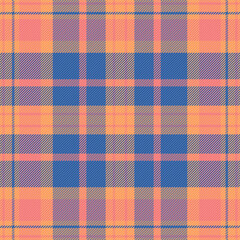Vibrant pastel plaid pattern in peach, blue, and purple.  Perfect for textile designs, website backgrounds, or fashion projects.