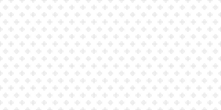 Seamless pattern with plus symbol