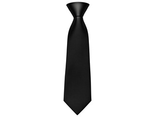Elegant black Necktie for Formal Occasions