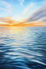 Fototapeta premium Embracing Serenity: Coastal Minimalism in Modern Artistic Expression