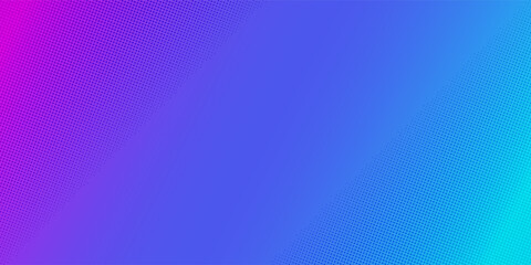 Obraz premium Dots halftone blue purple color pattern gradient texture with technology digital background.